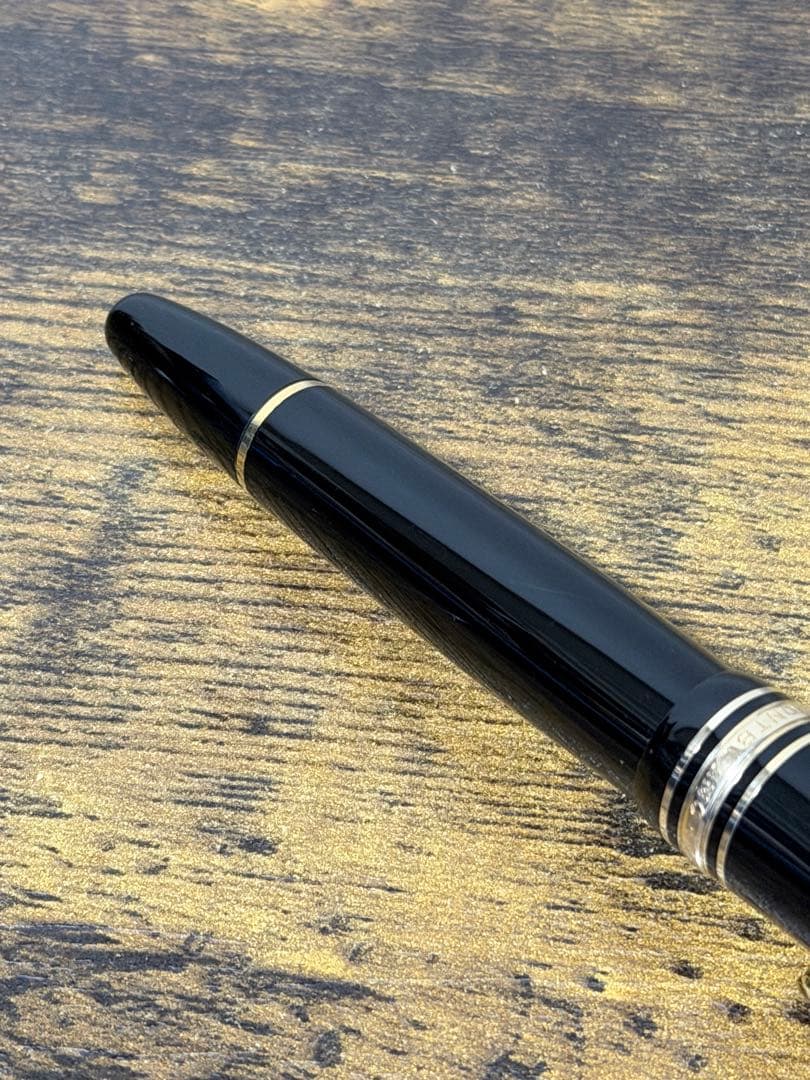 筆記確認&洗浄済　1980年代　全金　14K 146 モンブラン　万年筆　中細字