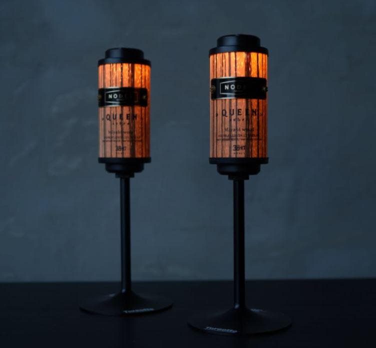 ライト・ランタン NODELDESIGN 38kt miyabi wood QUEEN zebra