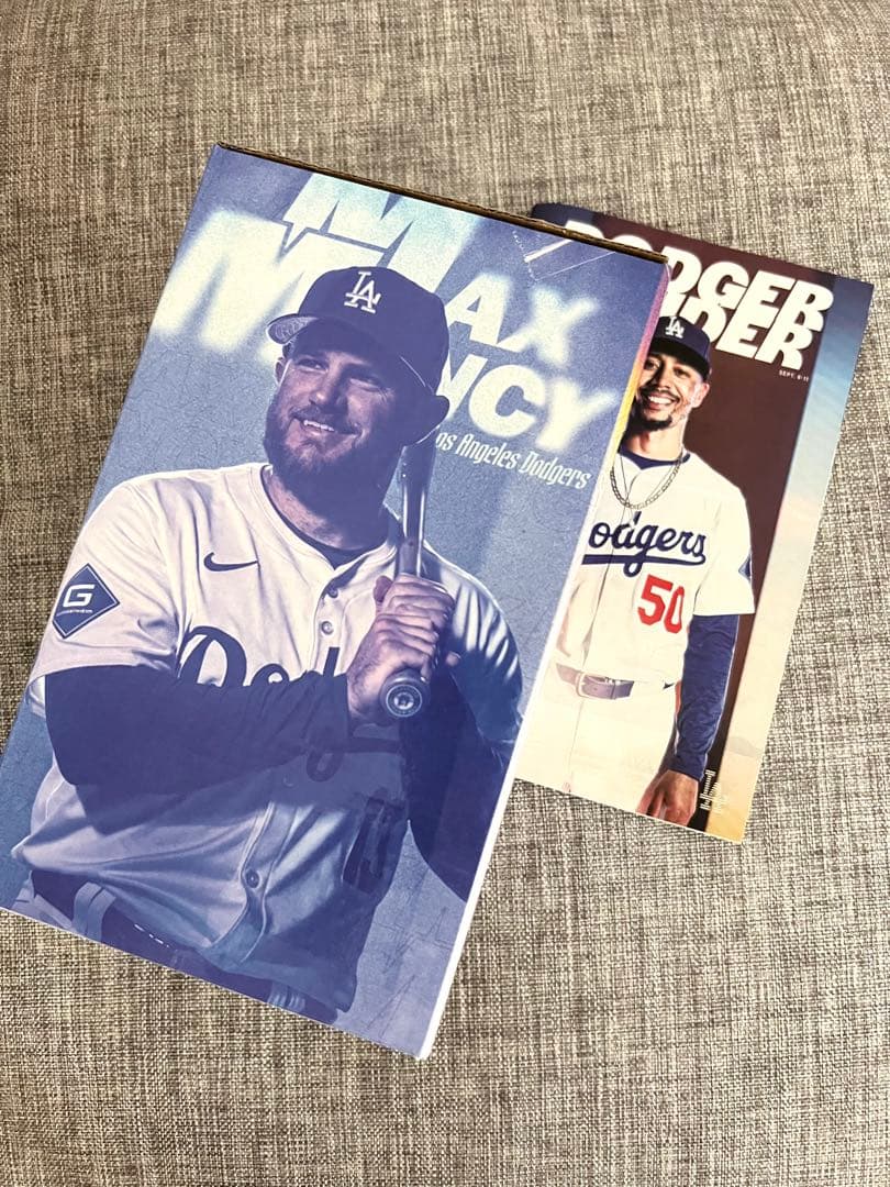ドジャース マックスマンシー ボブルヘッド　Dodgers冊子　セット