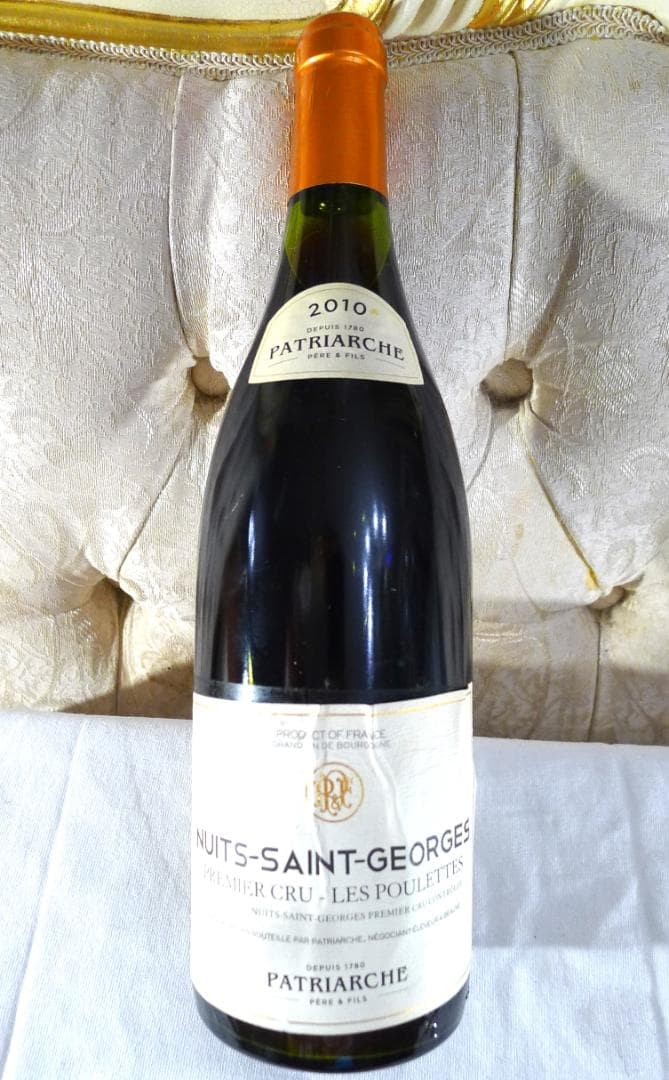 【PATRIARCHE２０１０】ニュイサンジョルジュ赤ワインブルゴーニュ未開栓品