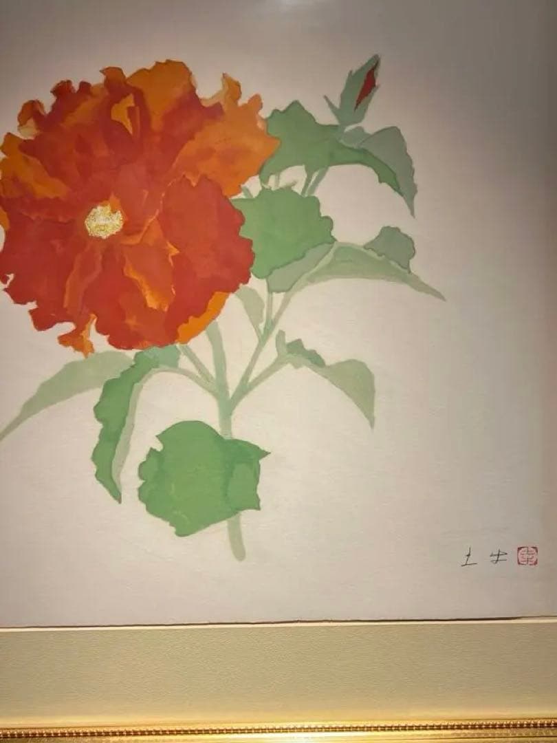 奥村土牛【花卉図 】lithograph限定120