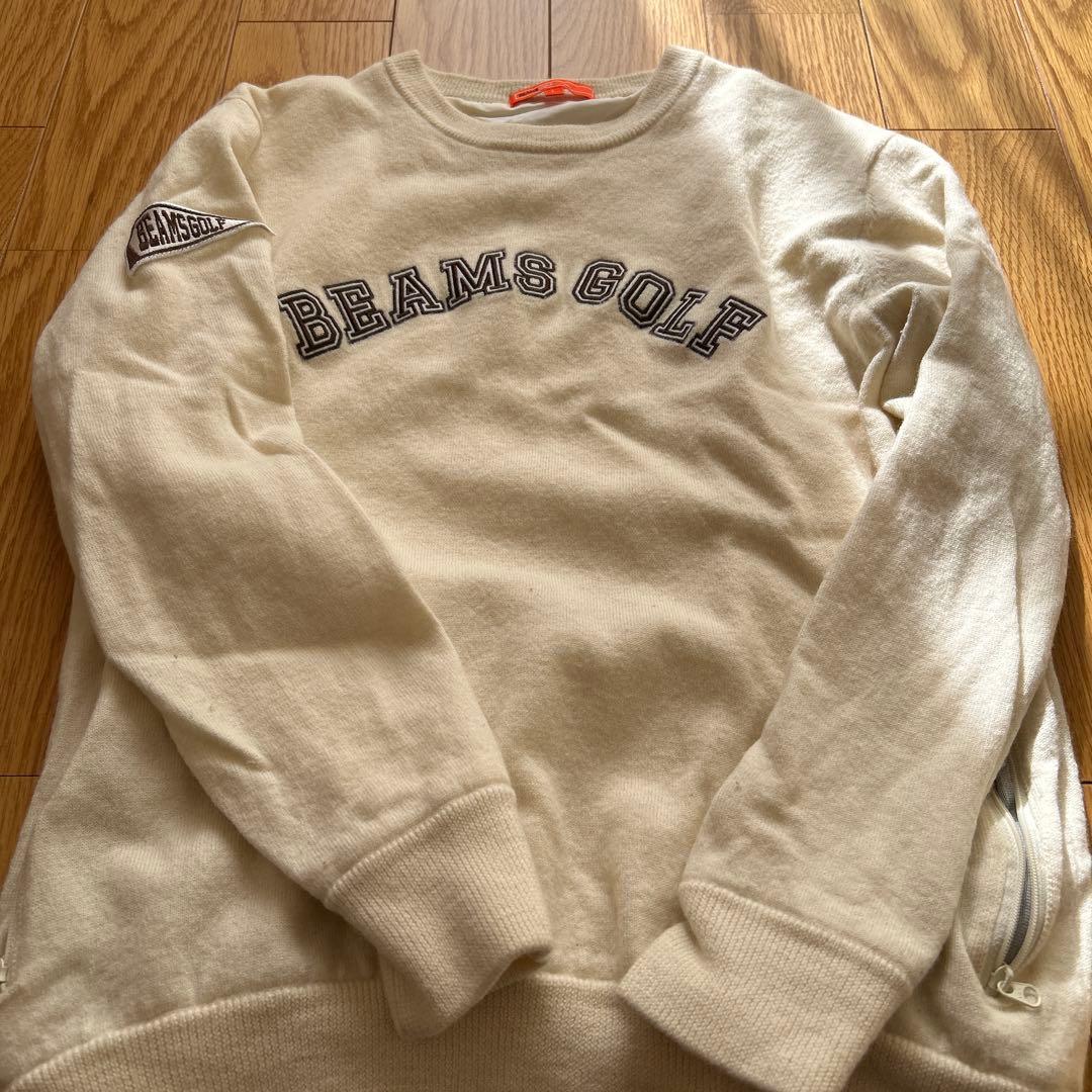 BEAMS GOLF アイボリー セーター Lサイズ