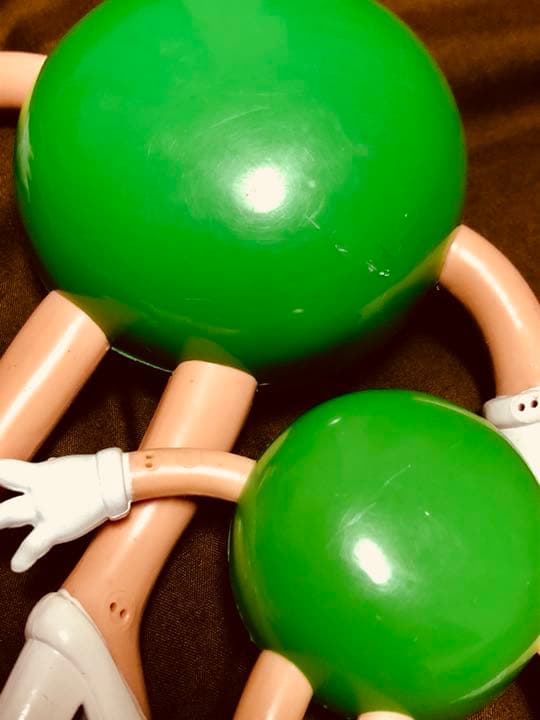 半額SALE❣️希少ヴィンテージm&m's グリーンちゃん2点　フィギュア