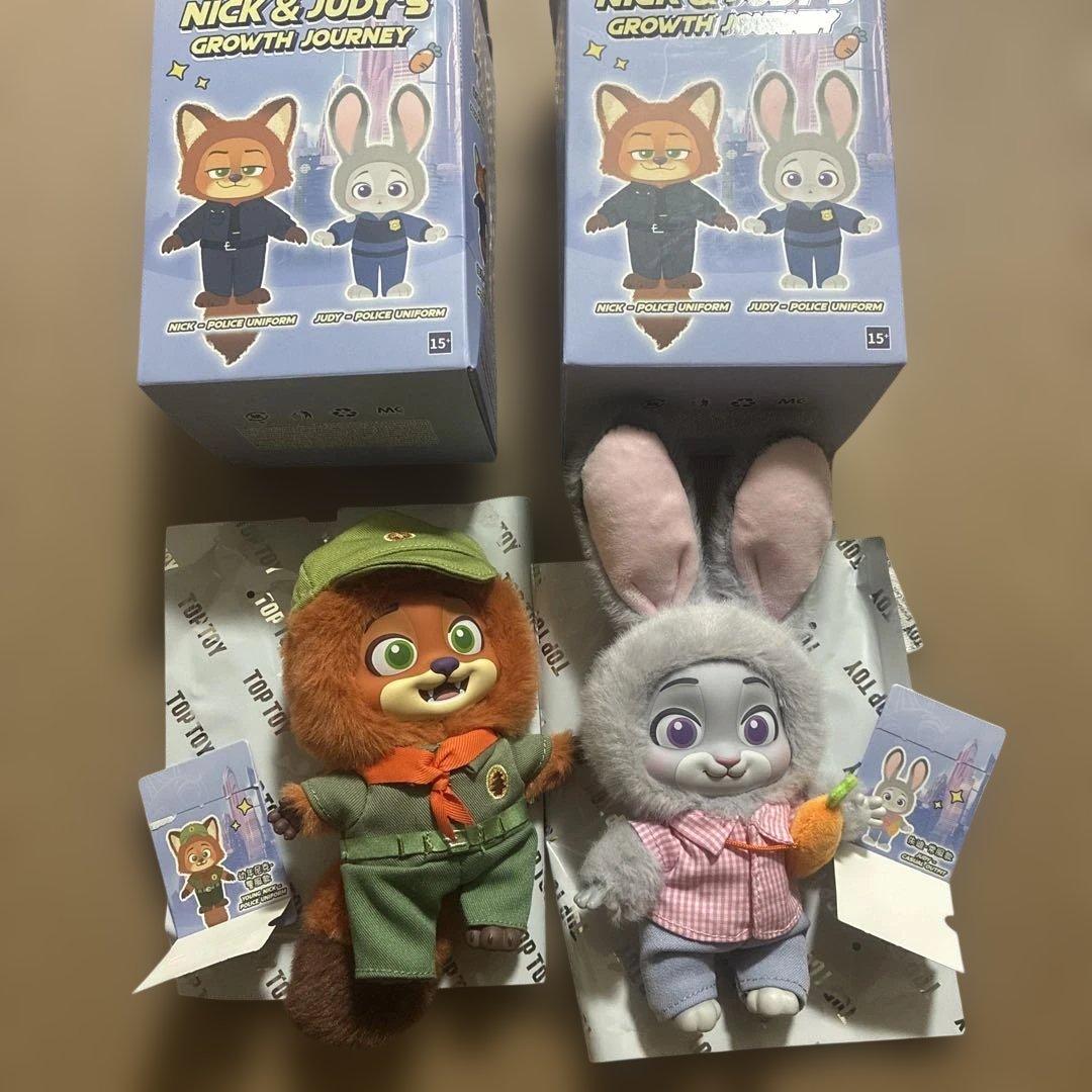 TOPTOY トップトイ　ズートピア 幼少期　ニック＆ジュディ