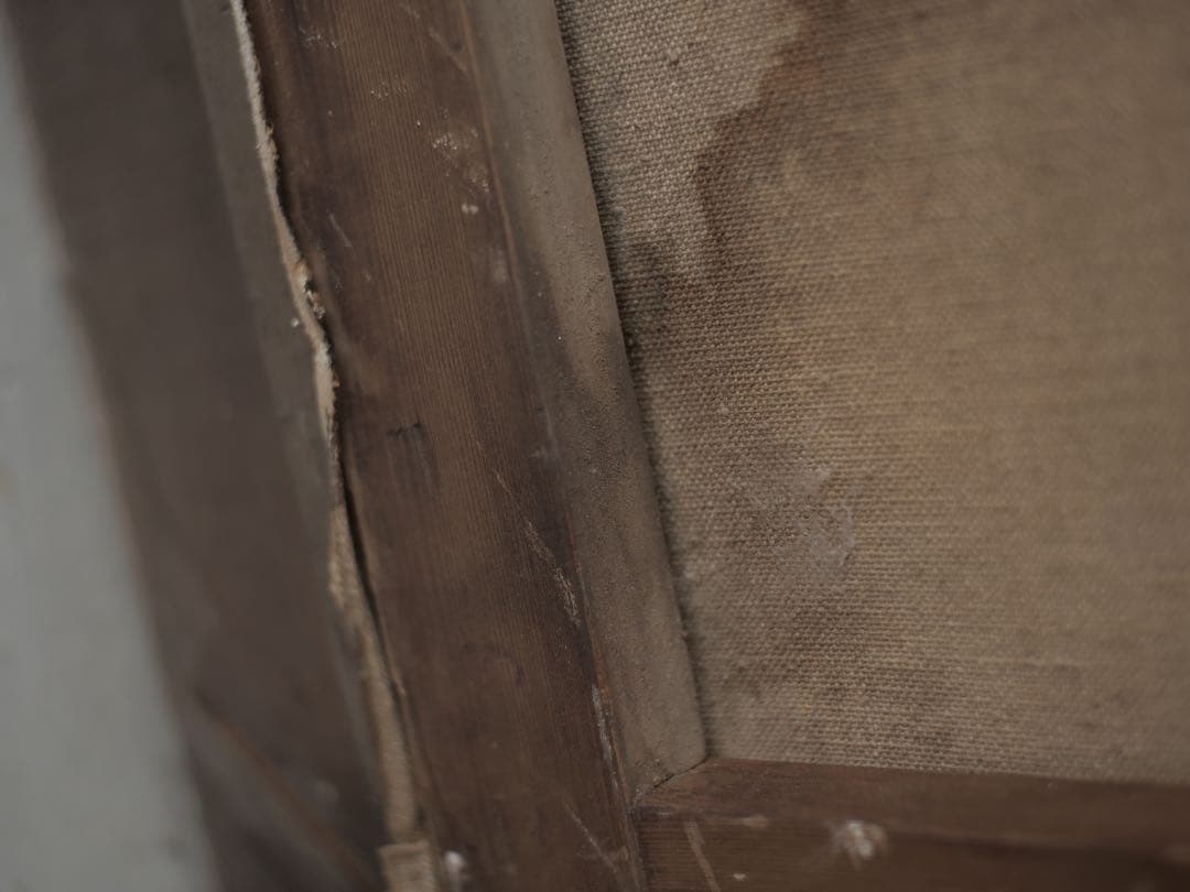 額縁　油絵　絵画　キャンバス　アート　芸術　古家具　古道具　レトロ　アンティーク