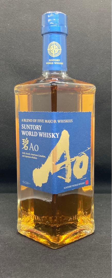 碧ディスプレイ用　電飾台　サントリー　ウィスキー　AO 碧　一本