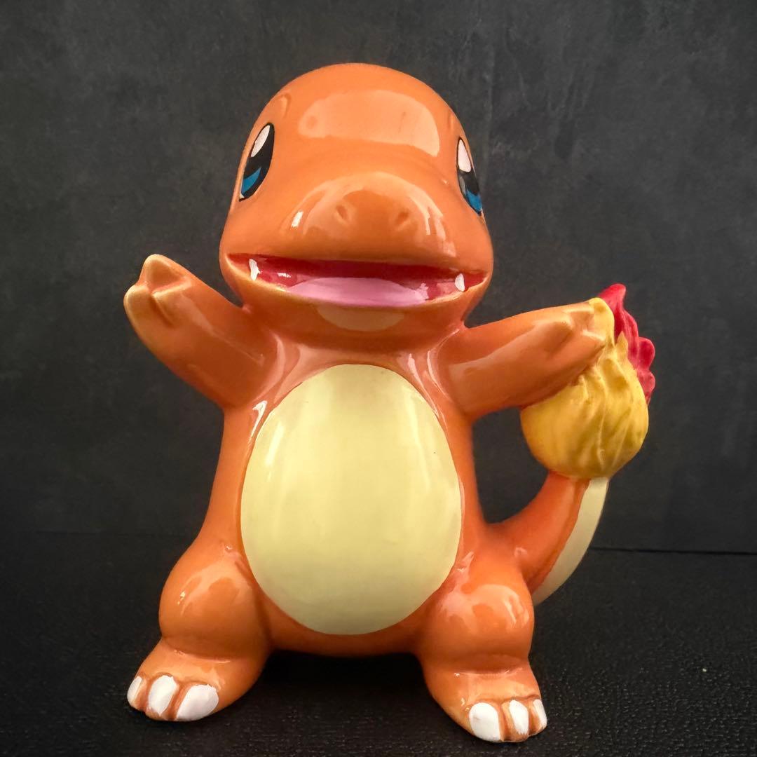 【レトロ・希少】　ポケモン 貯金箱　陶器製 5体＋アミューズメント2体　Lサイズ