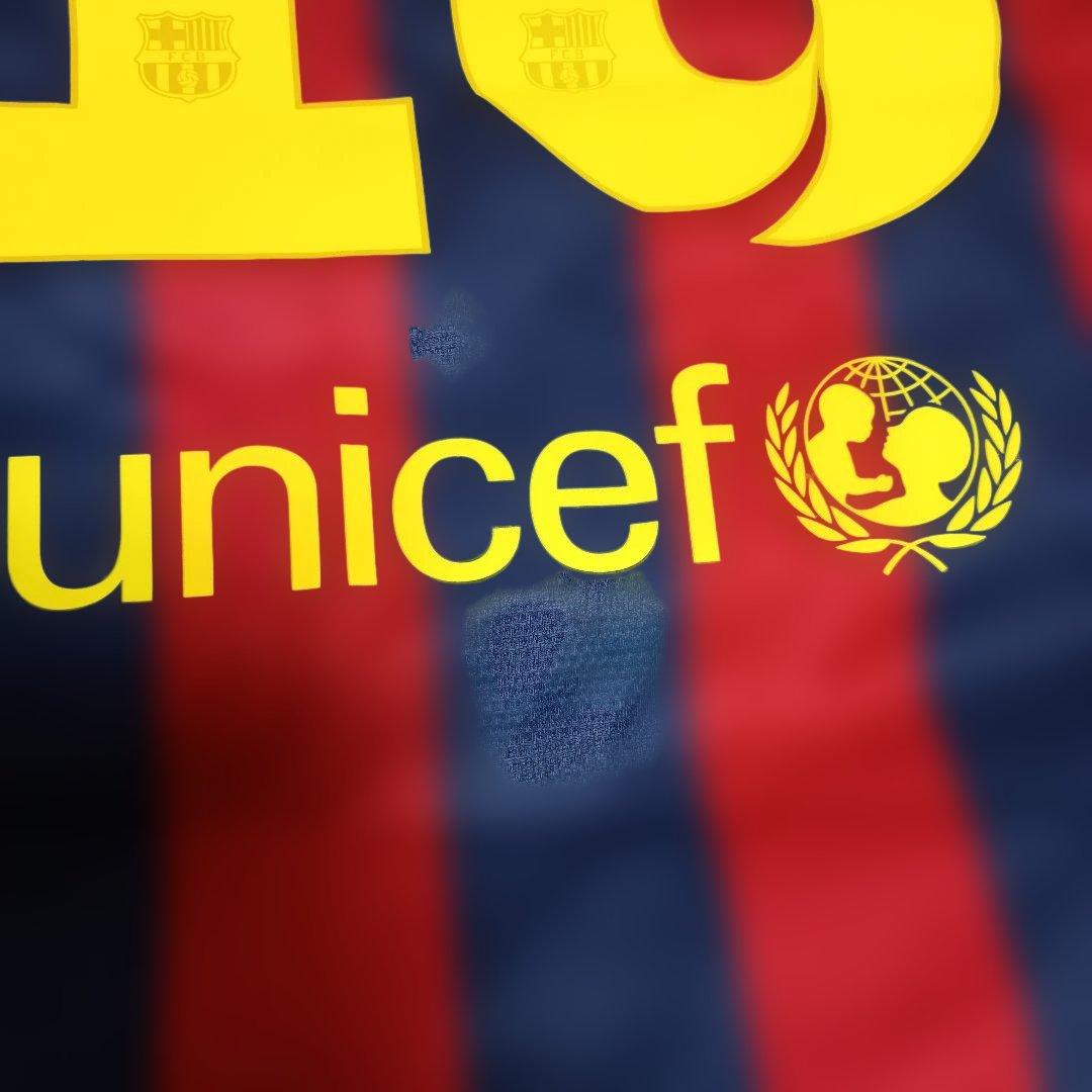 メッシ　バルセロナユニフォーム　紙タグ付き未使用品　リオネルメッシ　バルサ