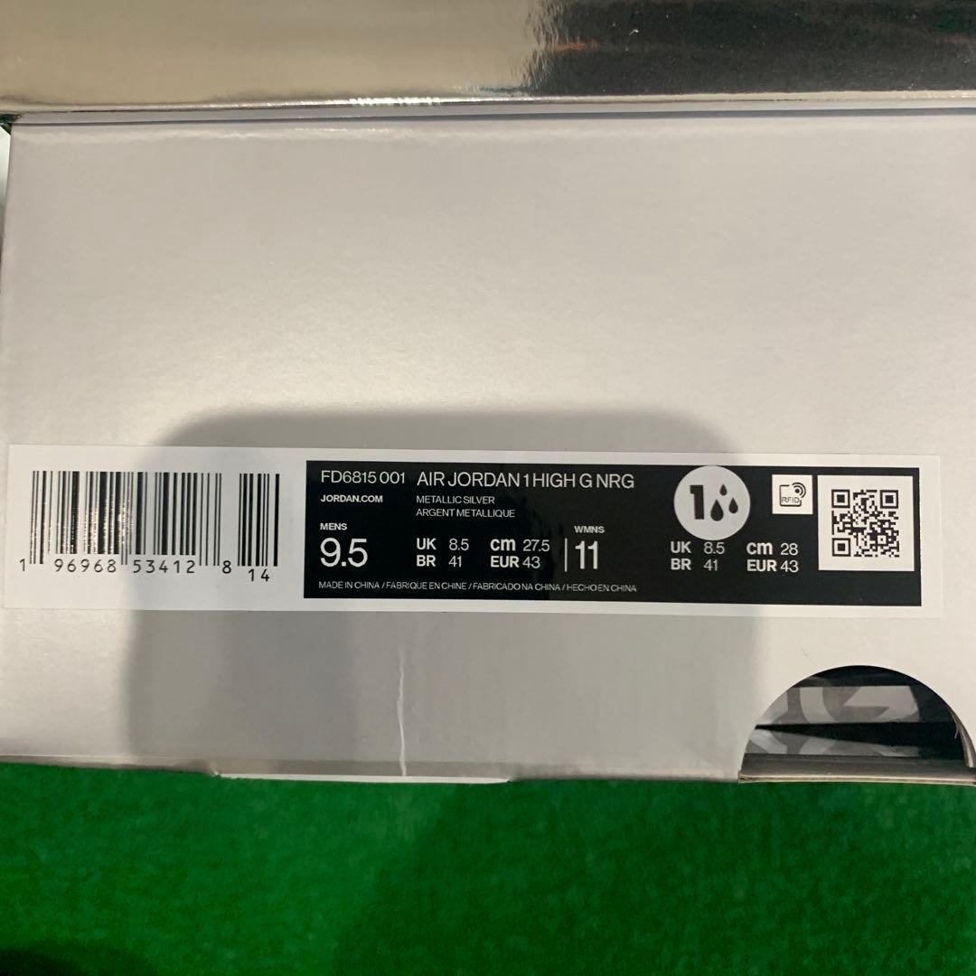 新品未使用　ナイキ　ゴルフ　AIR JORDAN 1 HIGH G NRG