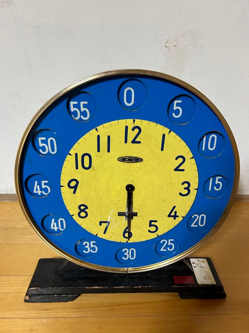 昭和レトロ　ヒルマ　時計　教材　昭和　50s