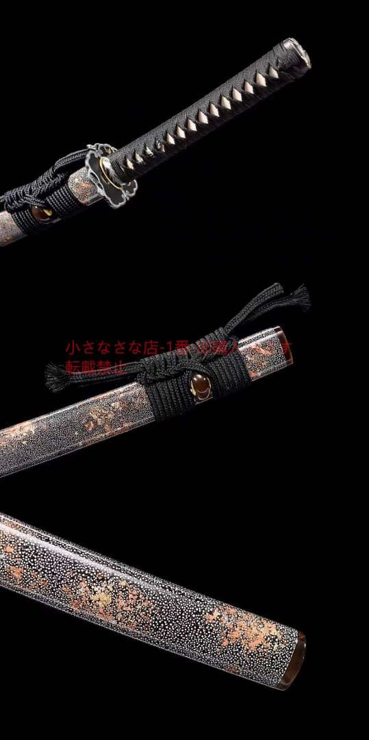 ウズ鋼焼刃武士刀『夜蒼魂』 古兵器 武具 刀装具 日本刀 模造刀 居合刀