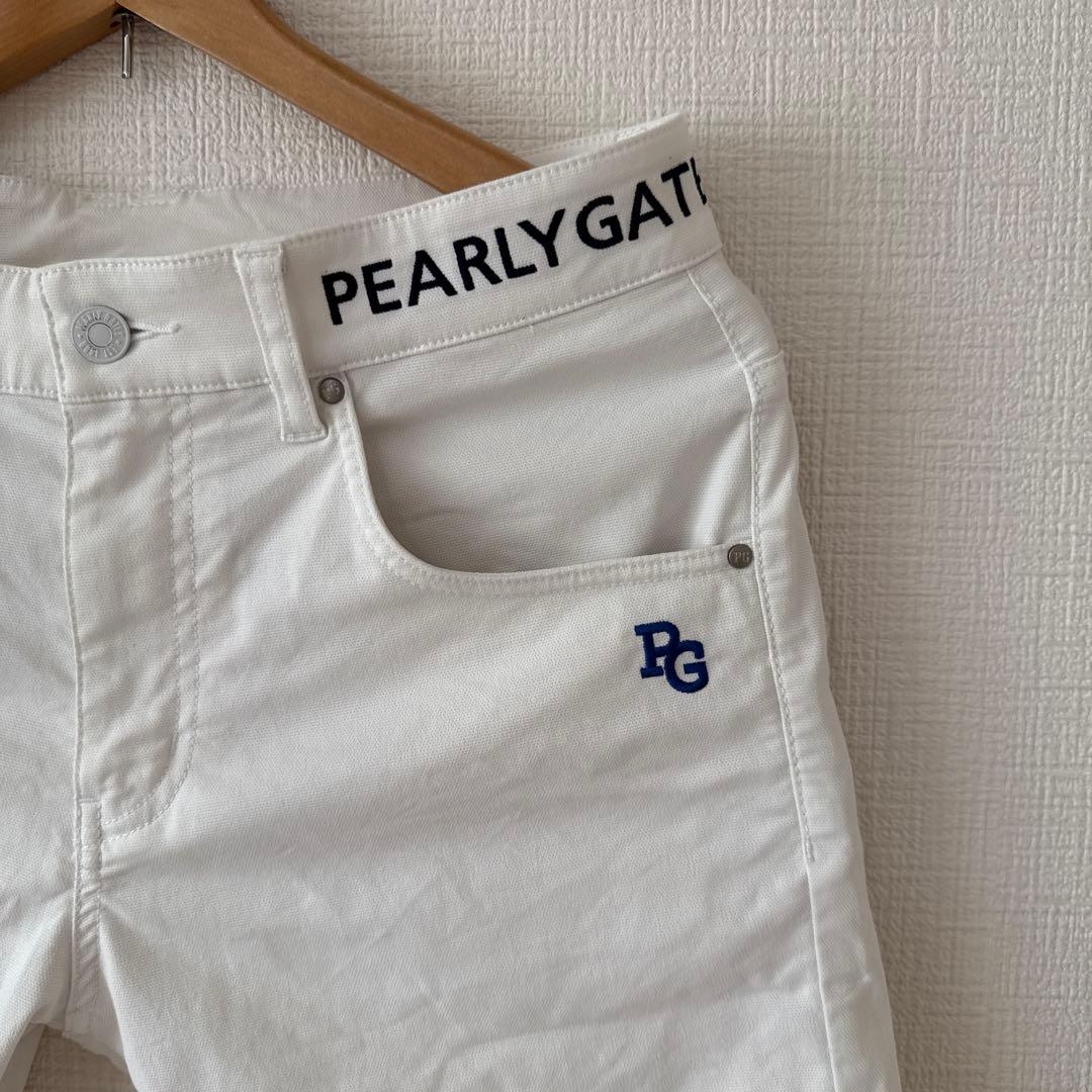 パーリーゲイツ　ハーフパンツ　短パン　白　ホワイト　3 S