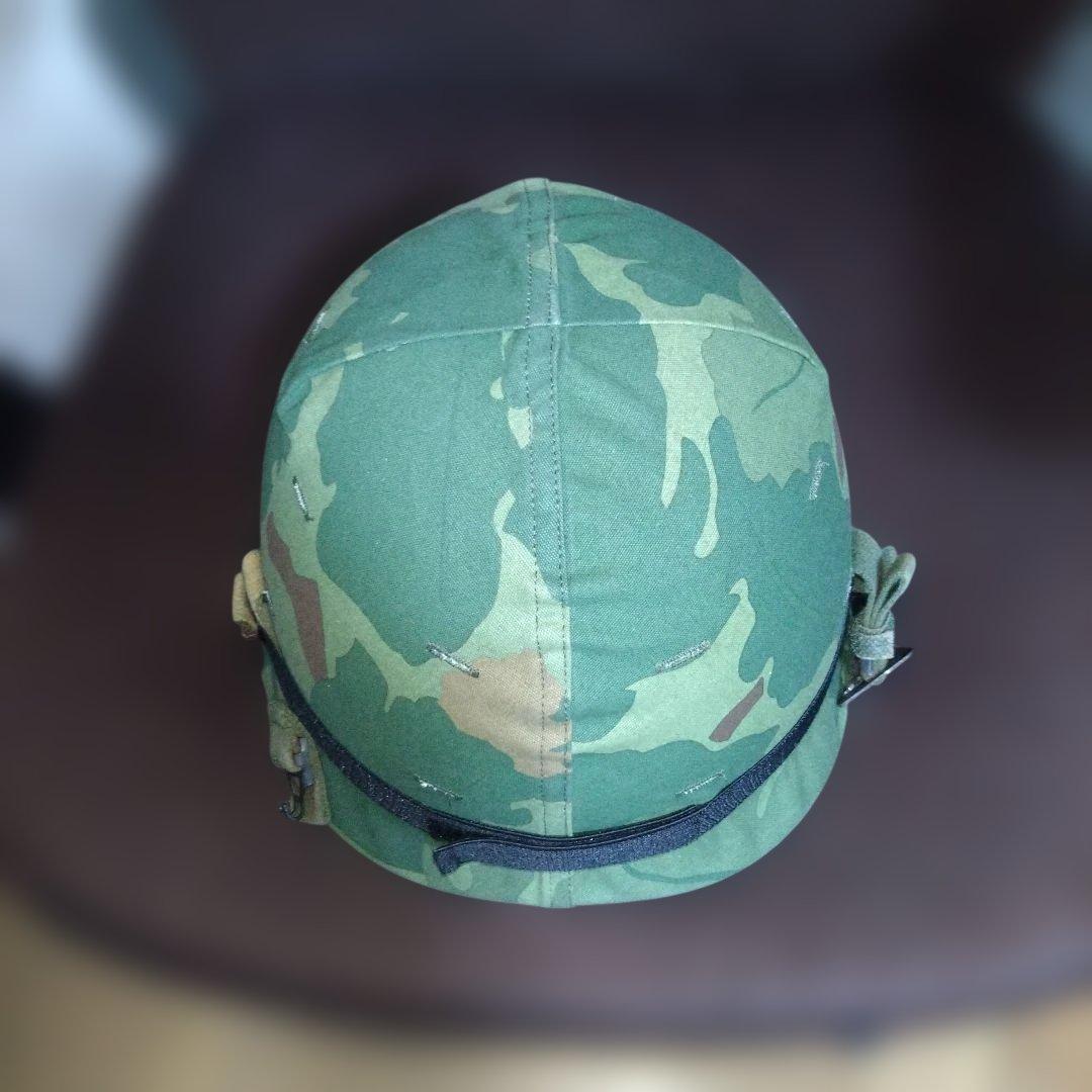 実物M1ヘルメットベトナム戦仕様