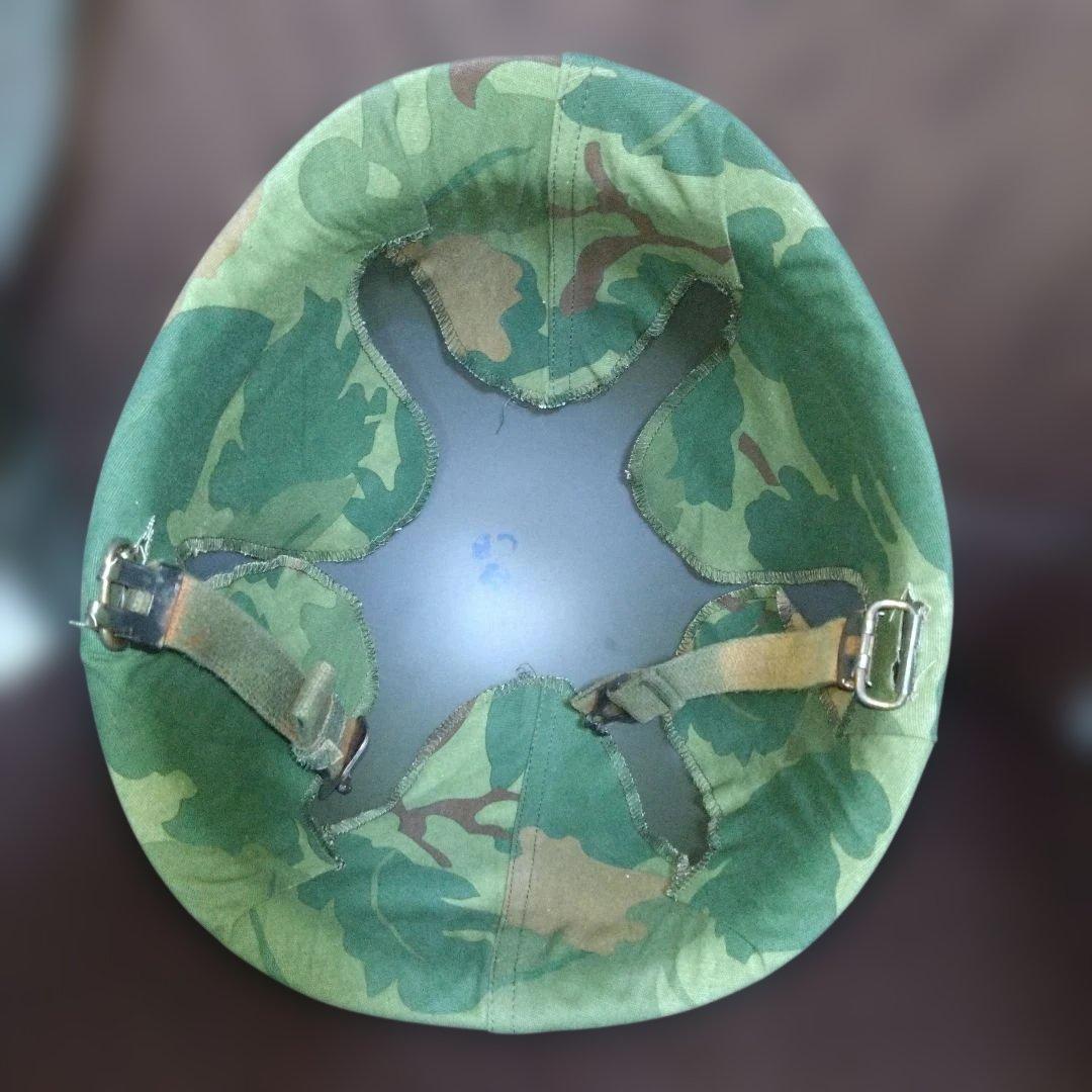 実物M1ヘルメットベトナム戦仕様