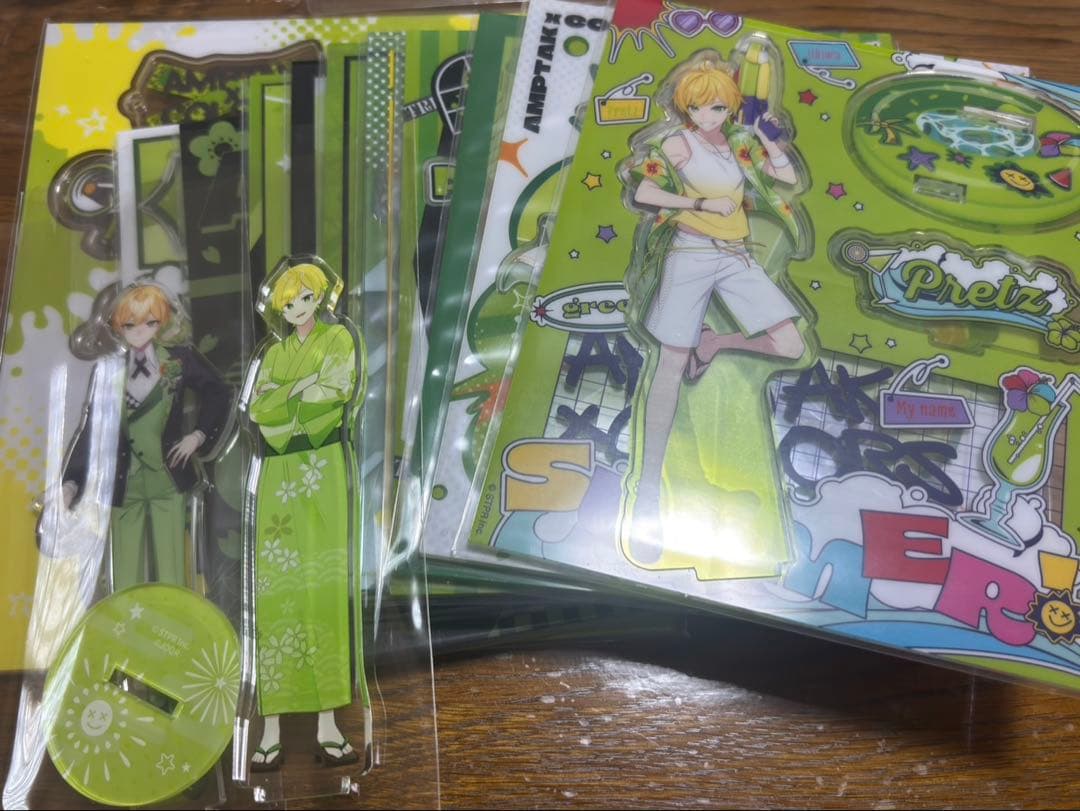 AMPTAK ぷりっつ アクリルスタンド　アクリルジオラマ　開封済み