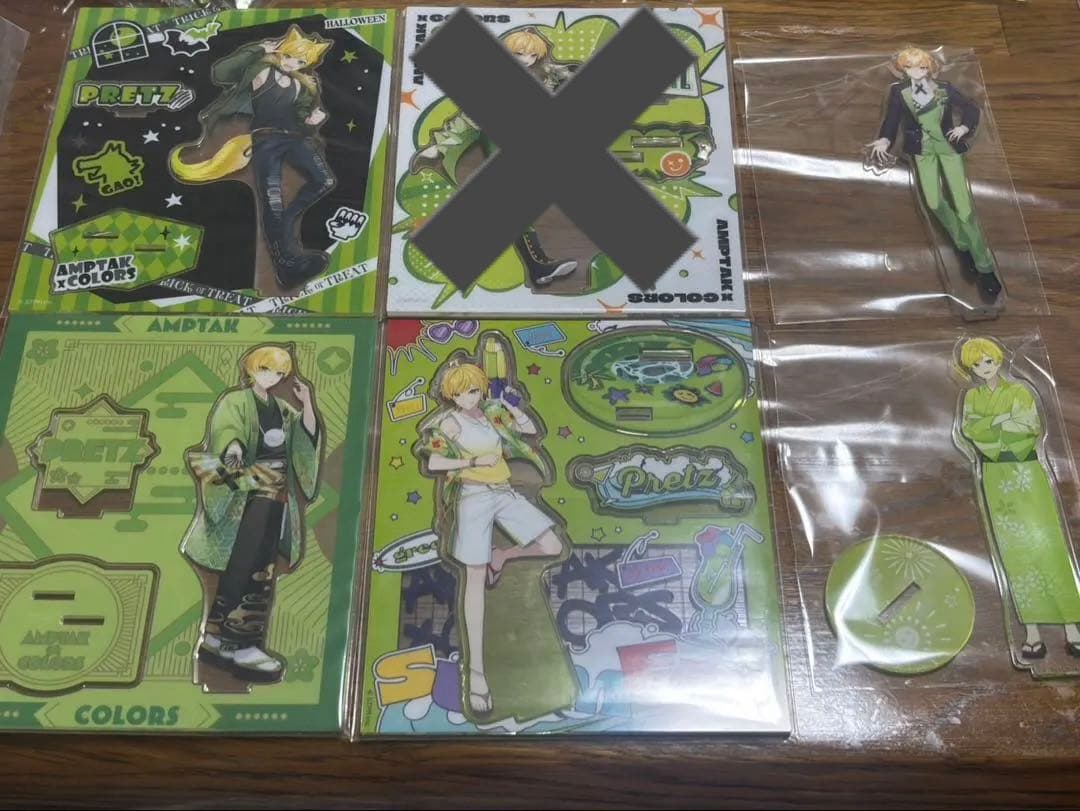 AMPTAK ぷりっつ アクリルスタンド　アクリルジオラマ　開封済み