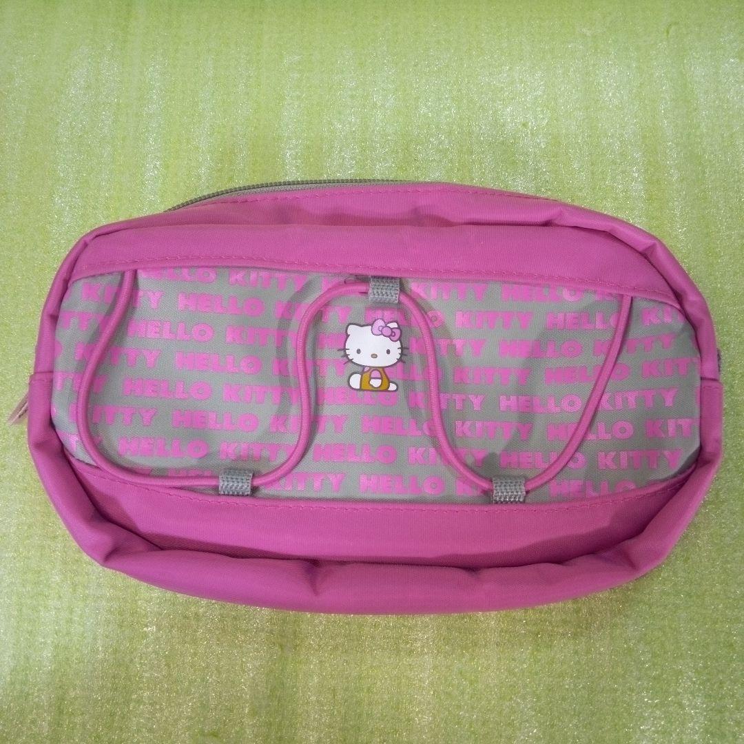 ハローキティ　ウェストバッグ　ヒップバッグ　ボディバッグ　ピンク　2005　レア
