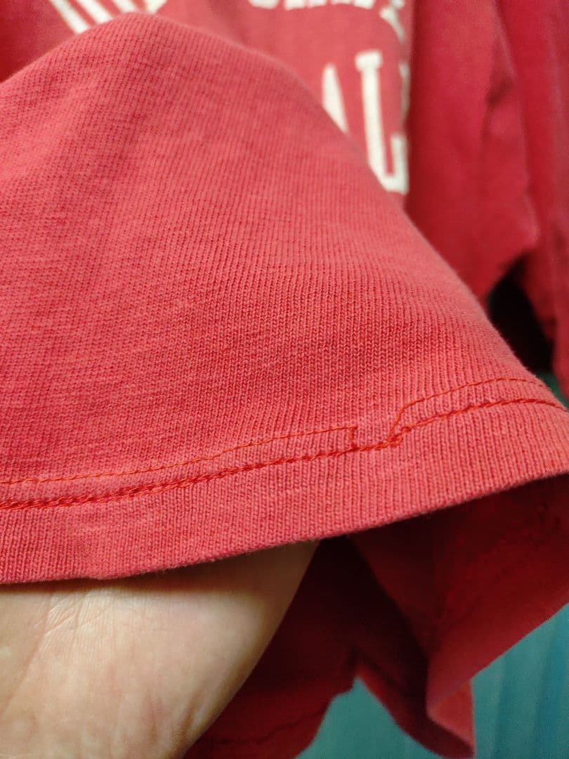 70s チャンピオン バータグ 綿100 フットボール Tシャツ M