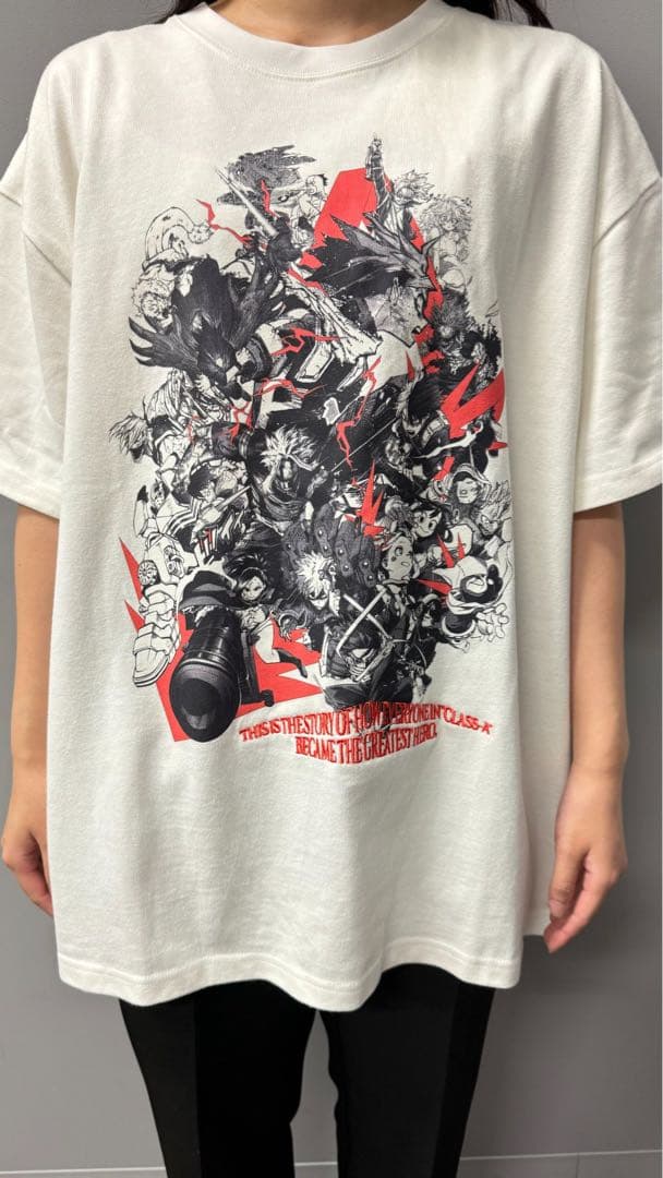 定期購読限定応募者全員サービスヒロアカ スペシャルデザインTシャツ 全4種 L寸