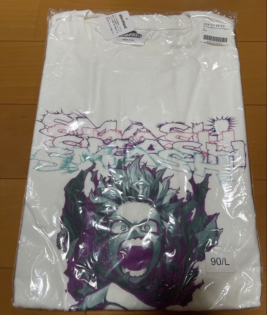 定期購読限定応募者全員サービスヒロアカ スペシャルデザインTシャツ 全4種 L寸