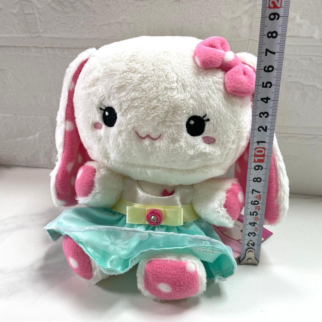 うさぎぬいぐるみ　チョンザム　海外製品　ピンク水玉　タグ付き