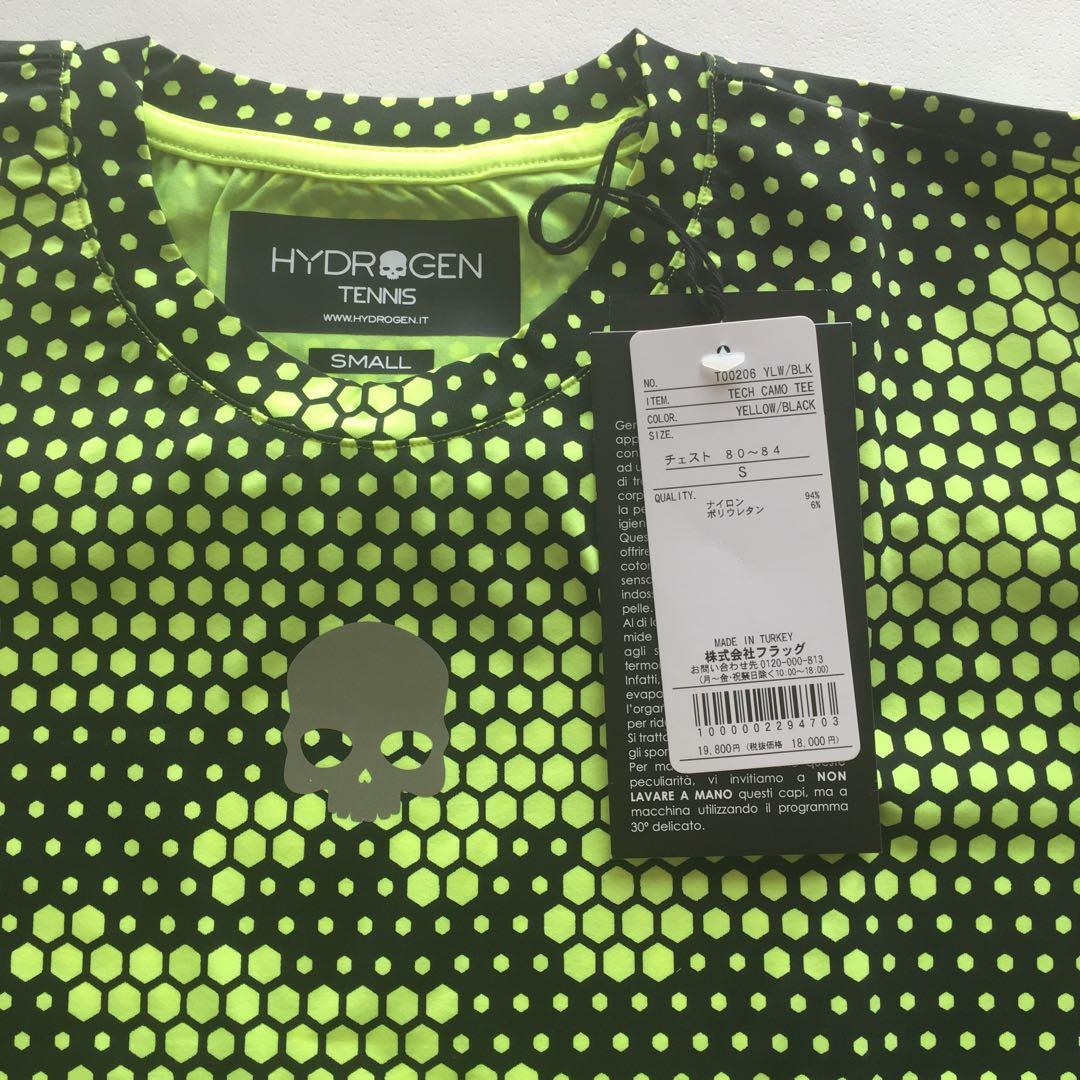 Hydrogen（Sサイズ）ハイドロゲン　テニスTシャツ　新品未使用タグ付