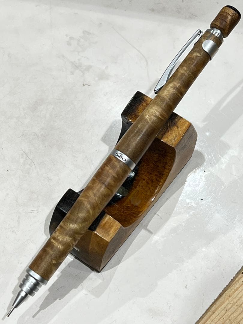 S20 0.5mm マーブルウッド　ノックボタン