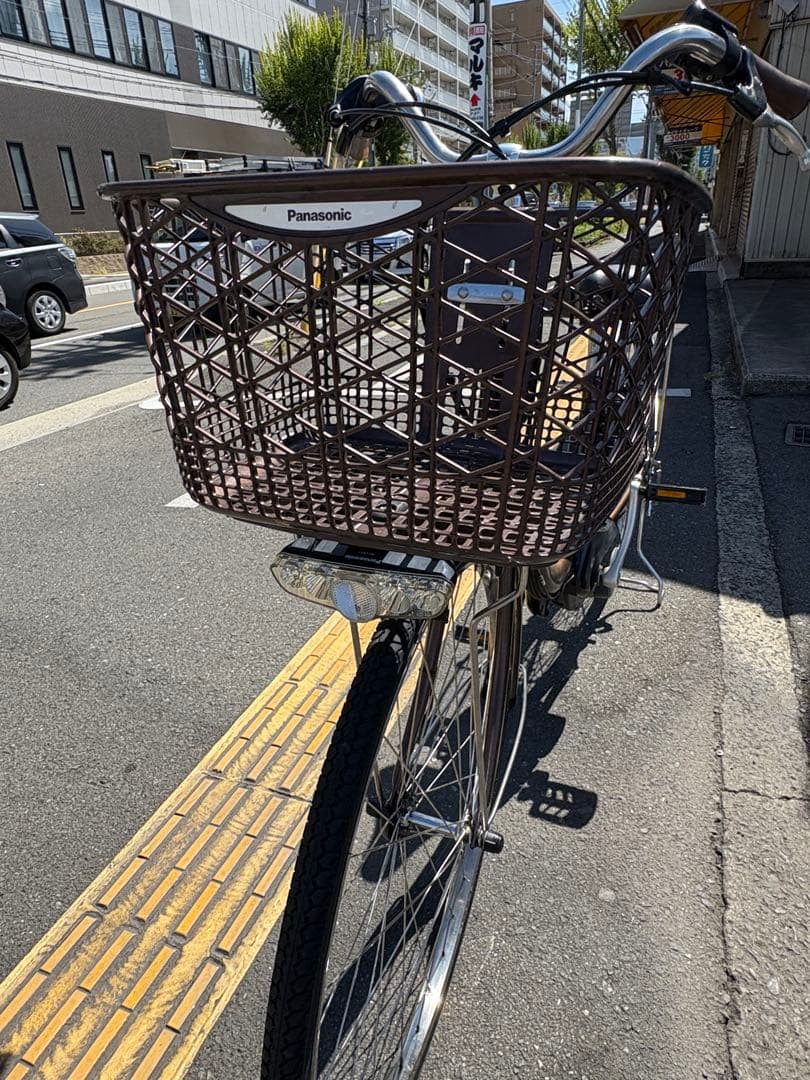 中古Panasonic電動アシスト自転車　12Ah4点灯　大阪