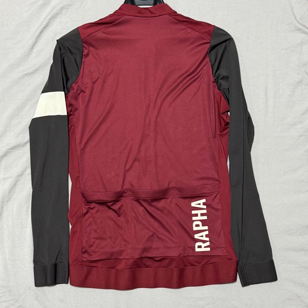 Rapha ロングスリーブプロチームトレーニングジャージLARGE バーガンディ