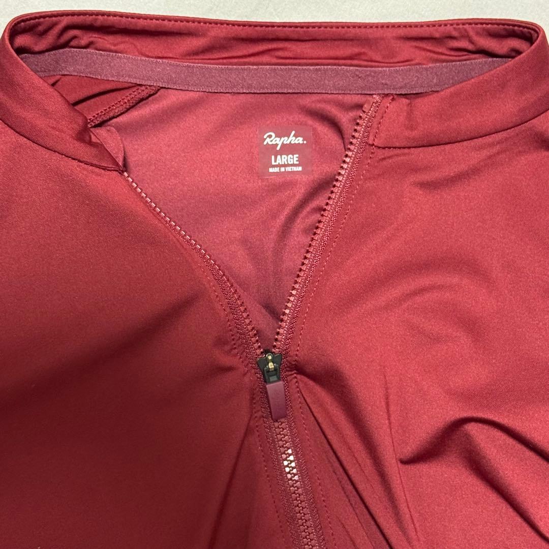 Rapha ロングスリーブプロチームトレーニングジャージLARGE バーガンディ