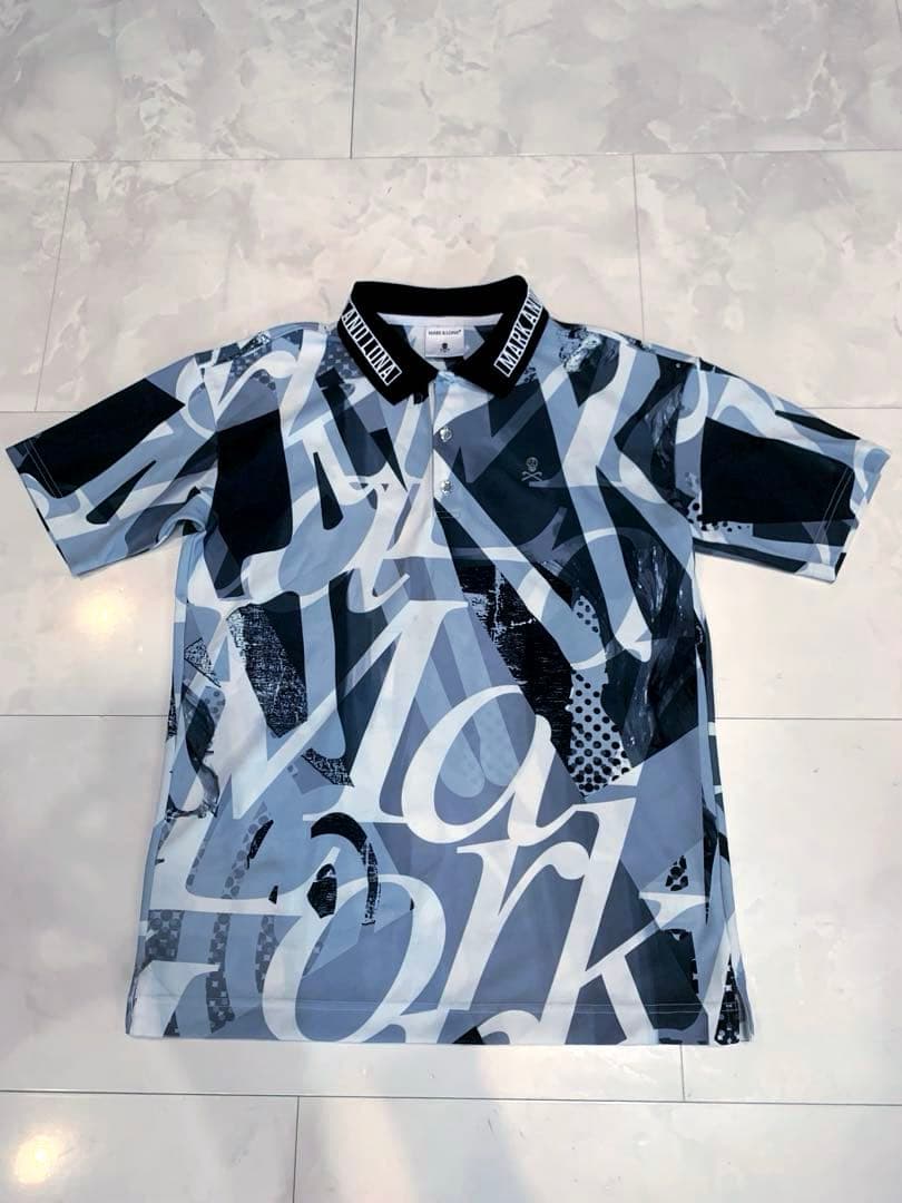 美品　マークアンドロナ　MARK&LONA ポロシャツ　メンズ　速乾素材　46