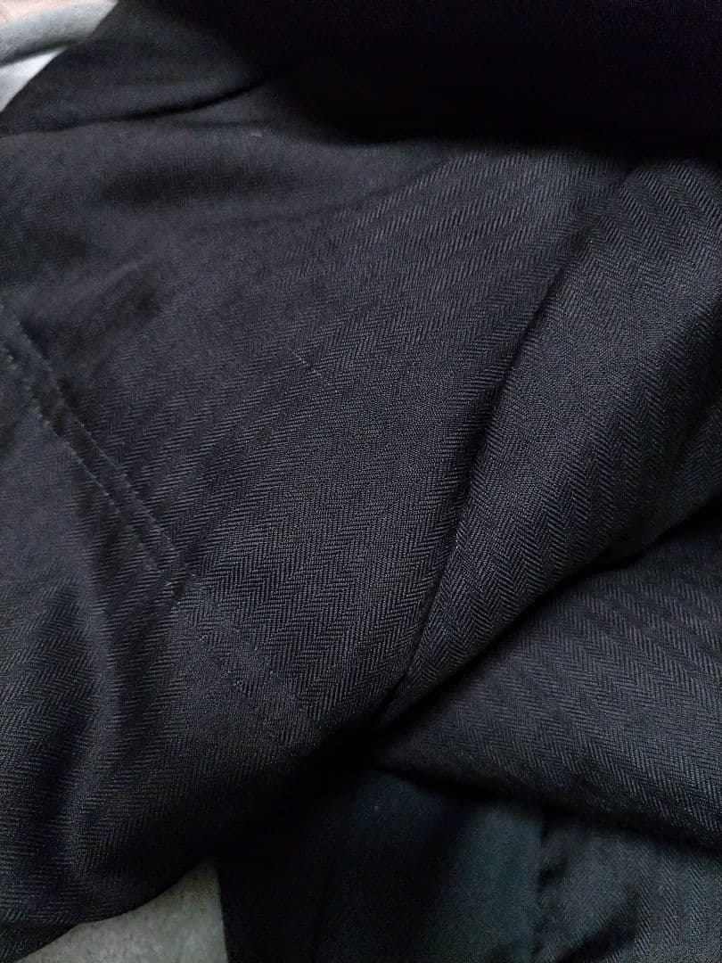 パーリーゲイツ　ダウンジャケット　黒　ヘリンボーン