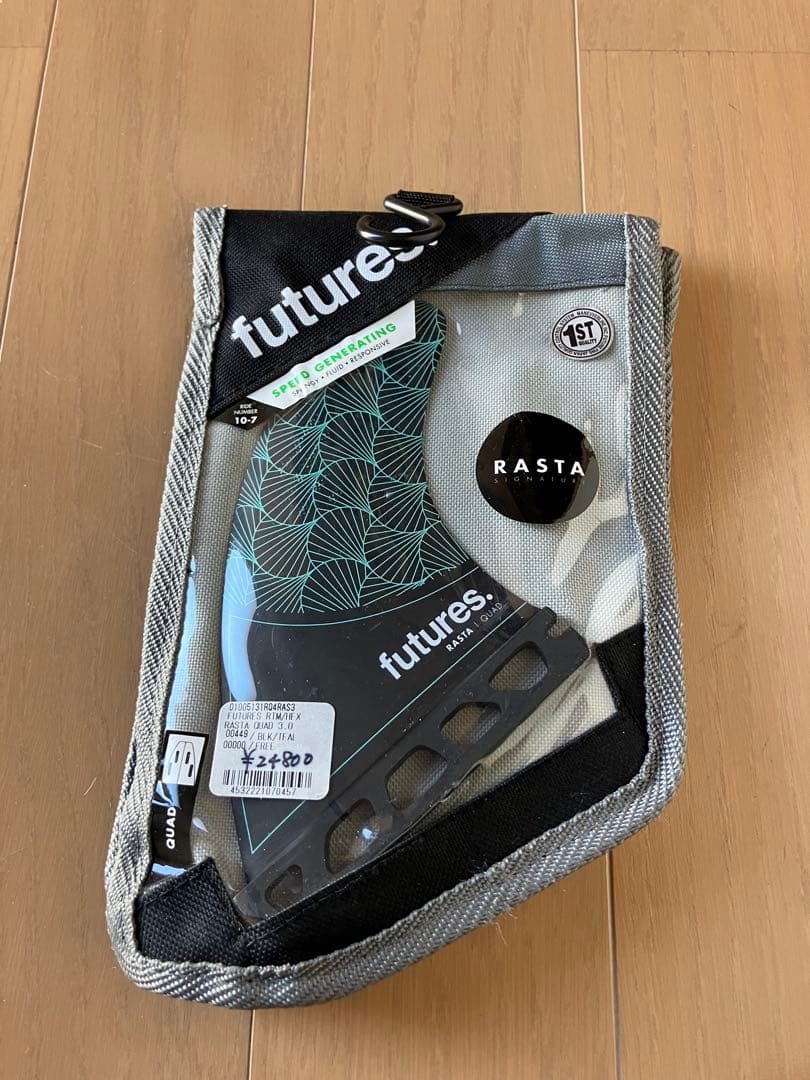 futures Rasta Quadフィン 4枚セット