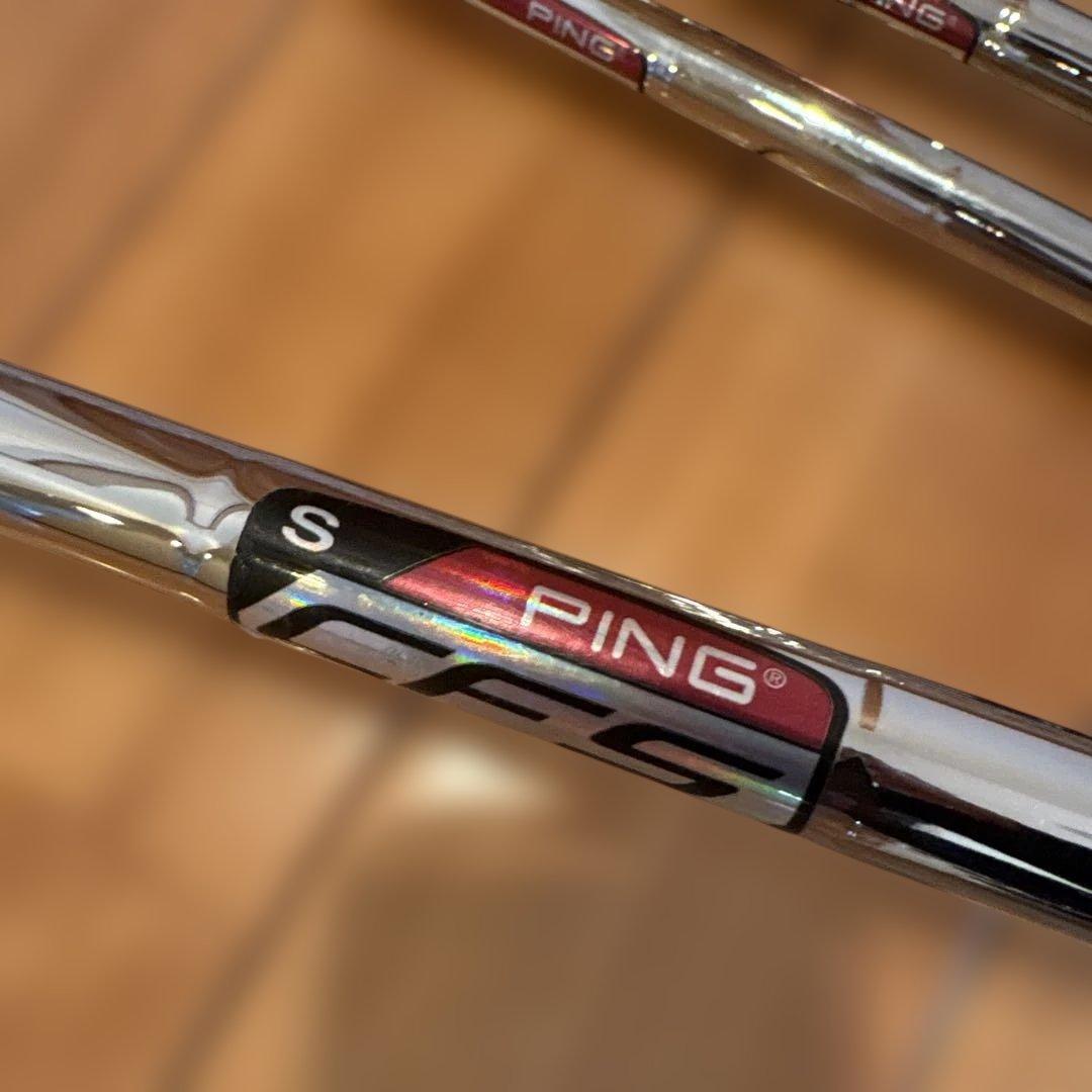 名器 PING G25 アイアン 5〜L 9本 赤 レッド CFS スチール S