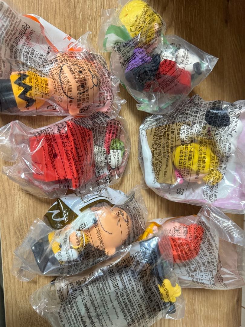 希少 スヌーピー、ハッピーセット7種 映画I Love スヌーピー