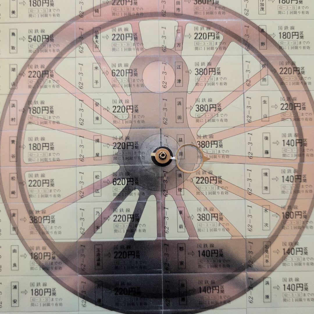 米子鉄道局さよなら記念きっぷ付き壁掛け時計　鉄道マニア必見