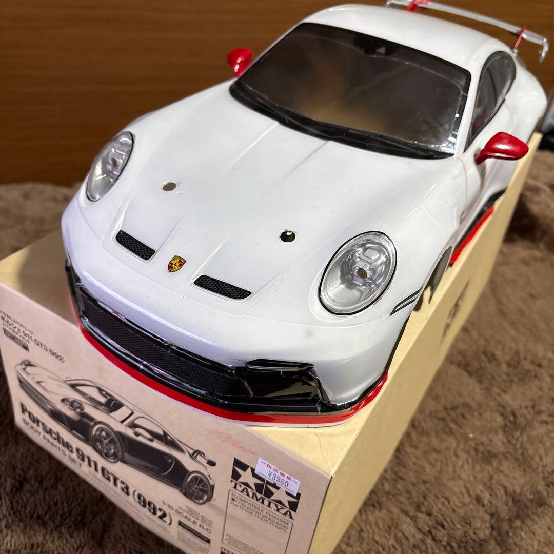 タミヤ ポルシェ 911 GT3 (992) ホワイト　ボディ　新品