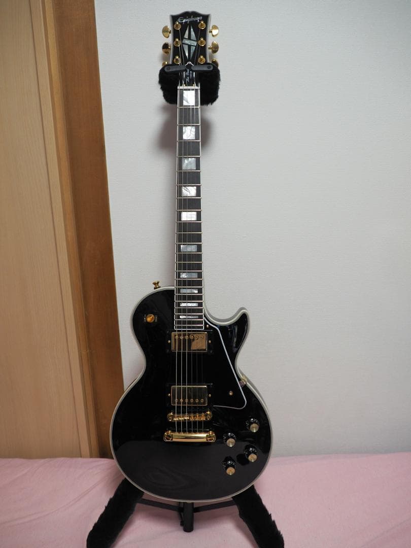 Epiphone Les Paul Custom ブラック ギブソンヘッド