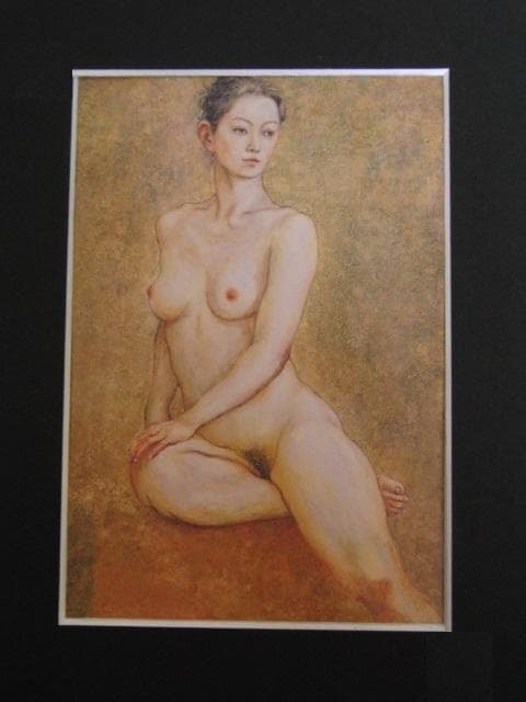 設和幹、【依】、希少な額装用画集より、新品額装付、状態良好