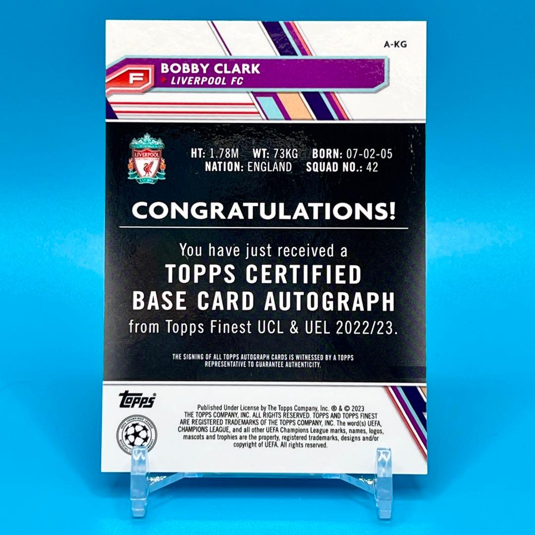 22-23 Topps BOBBY CLARK クラーク 直筆サインカード RC