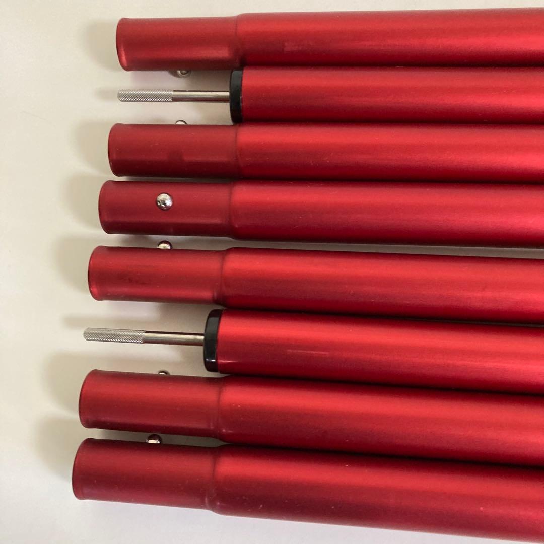 美品‼️ スノーピーク ウィングポール レッド 280 2本セット