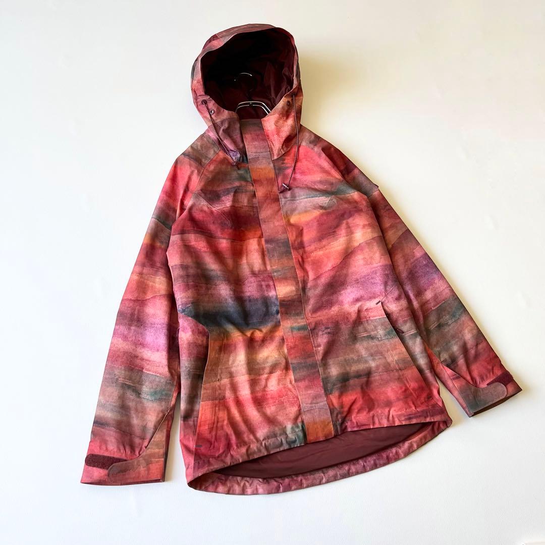 3258【美品】バートン　ジャケット ゴアテックス レディース ボーダー スノボ