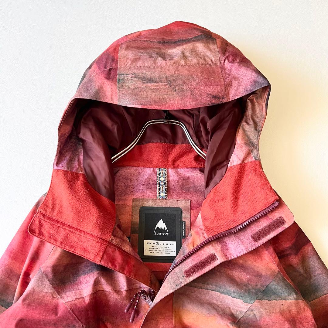 3258【美品】バートン　ジャケット ゴアテックス レディース ボーダー スノボ