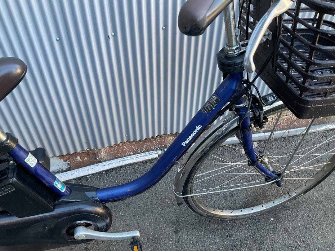 パナソニック最新機種電動アシスト自転車viviDX26インチブルーボディー