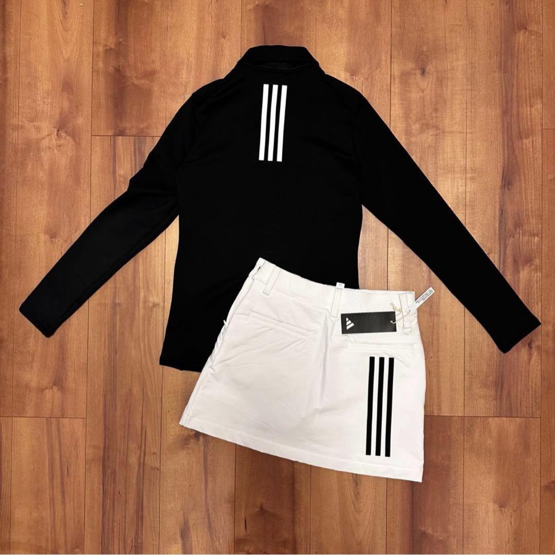 裏起毛　撥水　スカート　長袖ポロシャツ　セットアップ　春秋冬　生地分厚め　S