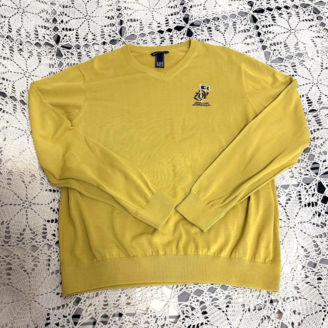 美品☆定価2.8万円☆近年モデル☆ゾーイ☆セーター☆イエロー☆Lサイズ☆