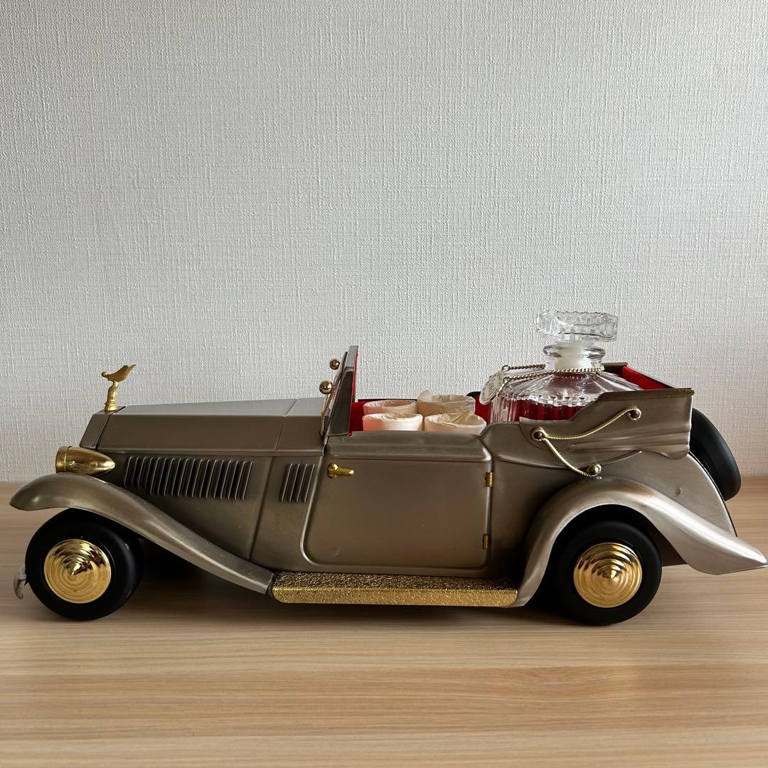 【未使用】ヴィンテージ　ロールスロイス　ウィスキー　デキャンタ　オルゴール　レア