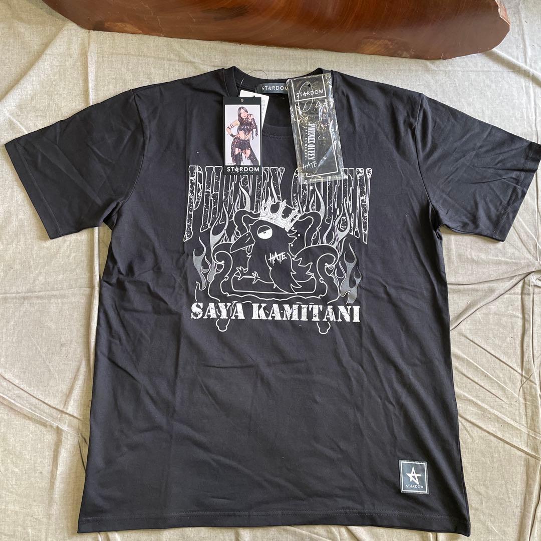 L　スターダム　上谷沙弥　Tシャツ　ストラップ付　H.A.T.E