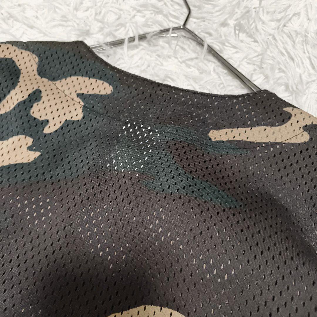 USA製 ニューヨークヤンキース カモフラ シャツ