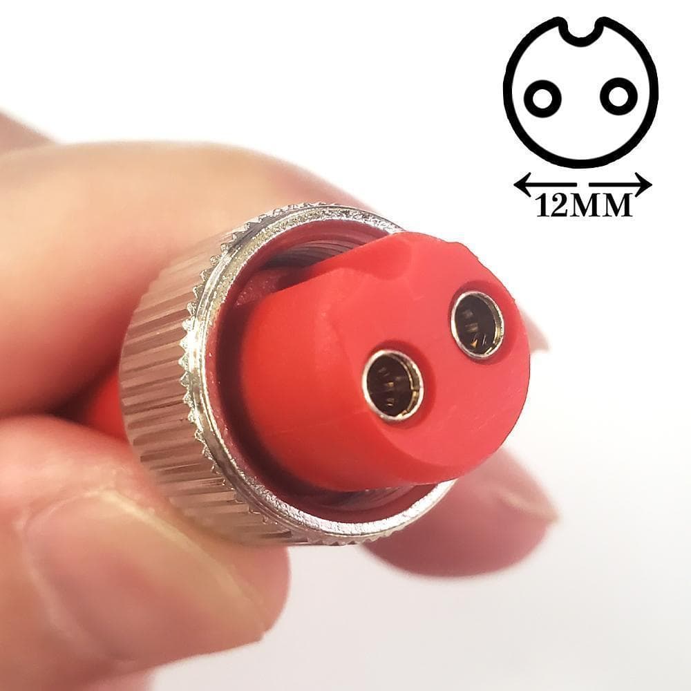 YU326赤 小2穴 ダイワ 電動リール用 高品質 互換品電源ケーブル 2.5m